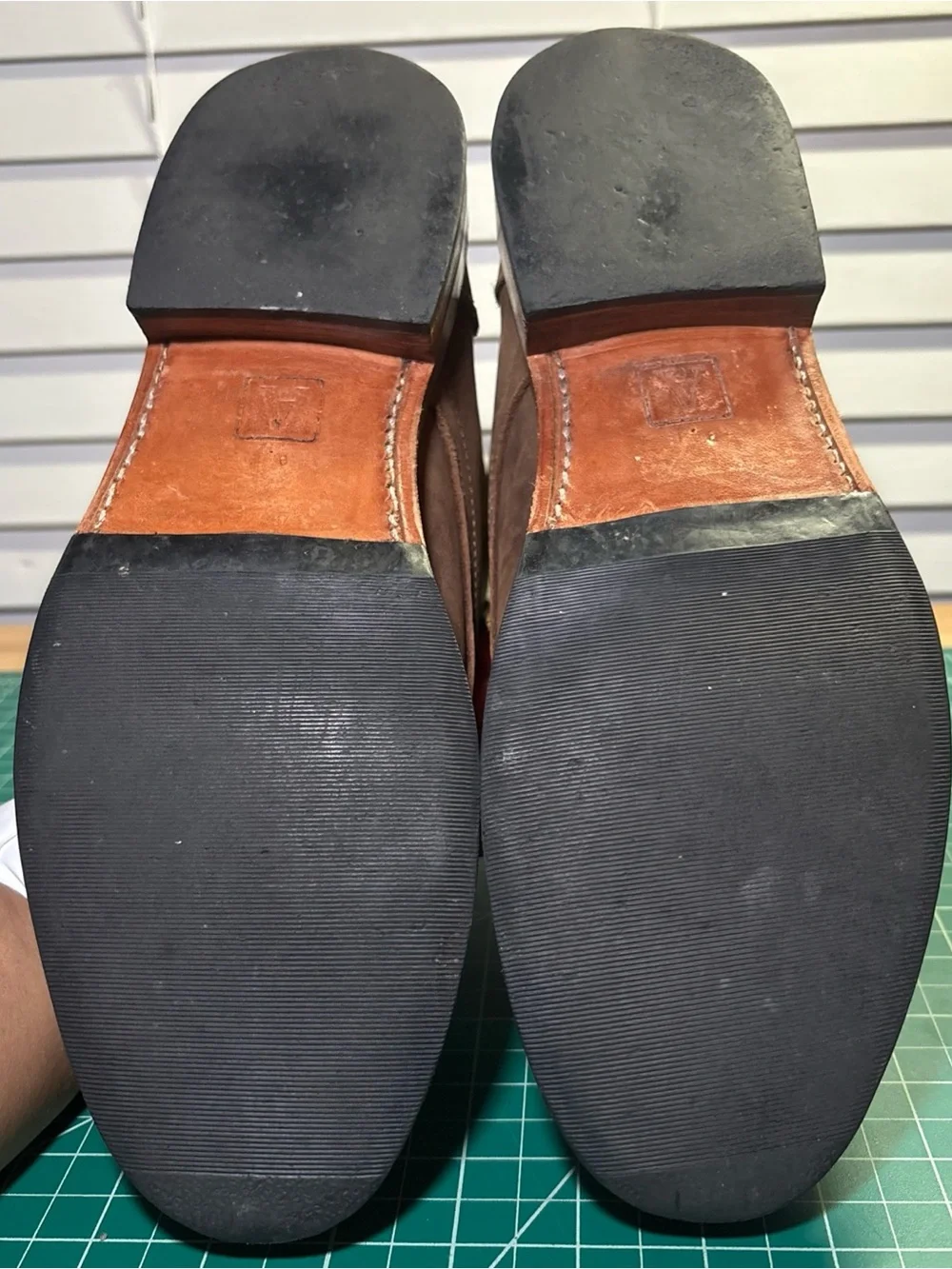 Adelante Havana Brown Leather Western Cowboy Boots Men’s 9E Wide